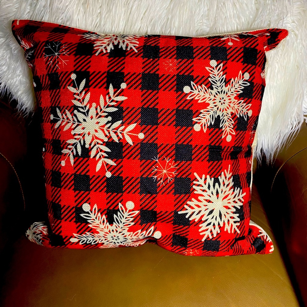 Christmas Snow Pillow